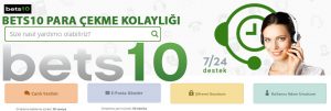 Bets10 Para Çekme Kolaylığı (Transfer Kart)